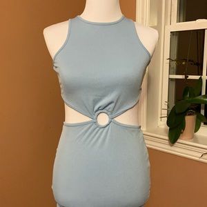 Sky blue dress